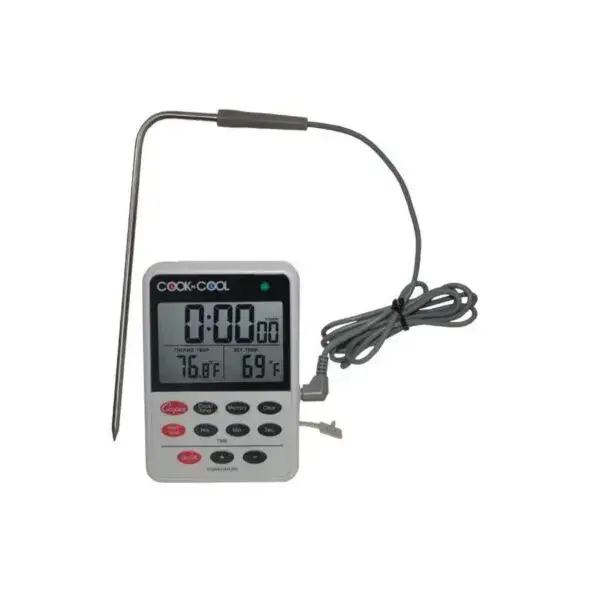 Digitale cooking thermometer/timer - -30�c/+200�c Voordeelprijs