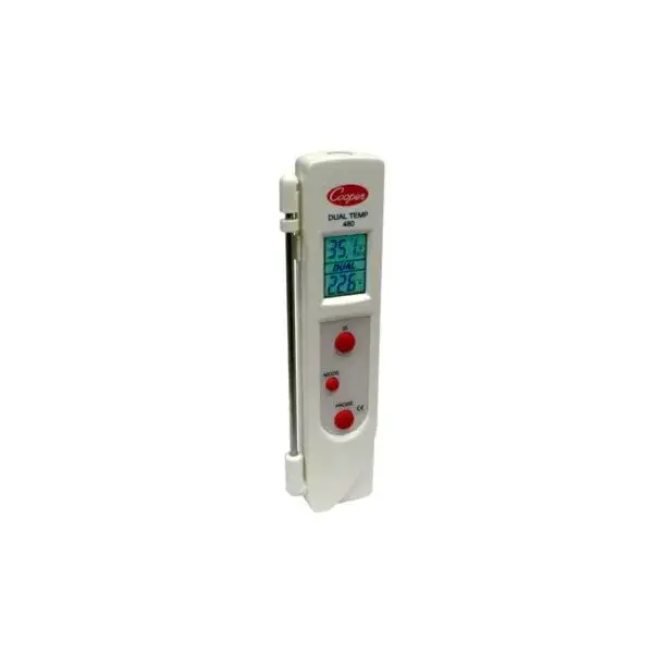 Dualtemp ir + steekthermometer - optiek 1:1 - met laserstraal Merkproduct