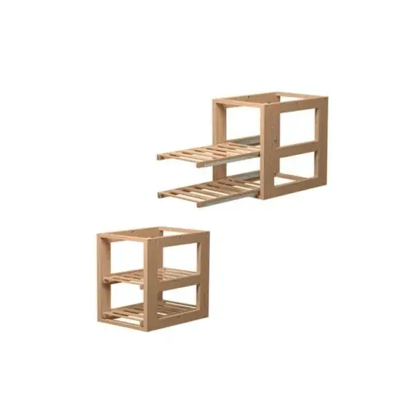 Direct Verzonden Visiobox - 1 module met 2 uitschuifbare - niveaus