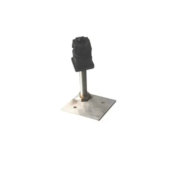 Rvs rechthoekige vloerbevestiging - 70x40x3mm met 2 gaten �8mm Gecertificeerd