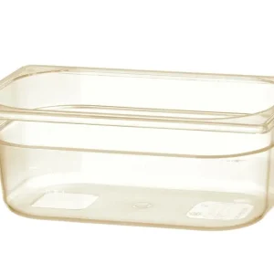 Container GN 1/4 Hoge Temperatuur Bestendigheid, Hendi, GN 1/4, 2,6L, Transparant, 265x162x(h)100mm Uitverkoop