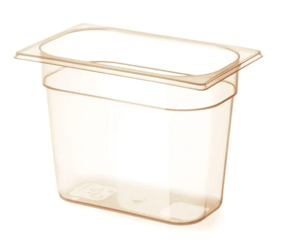 Bestel Nu Container GN 1/4 Hoge Temperatuur Bestendigheid, Hendi, GN 1/4, 3,8L, Transparant, 265x162x(h)150mm