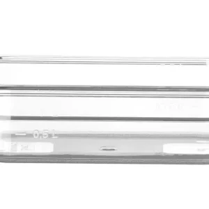 Container GN 1/4 Polycarbonaat, Hendi, Profi Line, GN 1/4, 1,8L, Transparant, 265x162x(h)65mm Uitverkoop