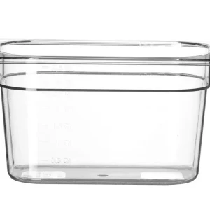 Beperkt Aanbod Container GN 1/4 Polycarbonaat, Hendi, Profi Line, GN 1/4, 4L, Transparant, 265x162x(h)150mm