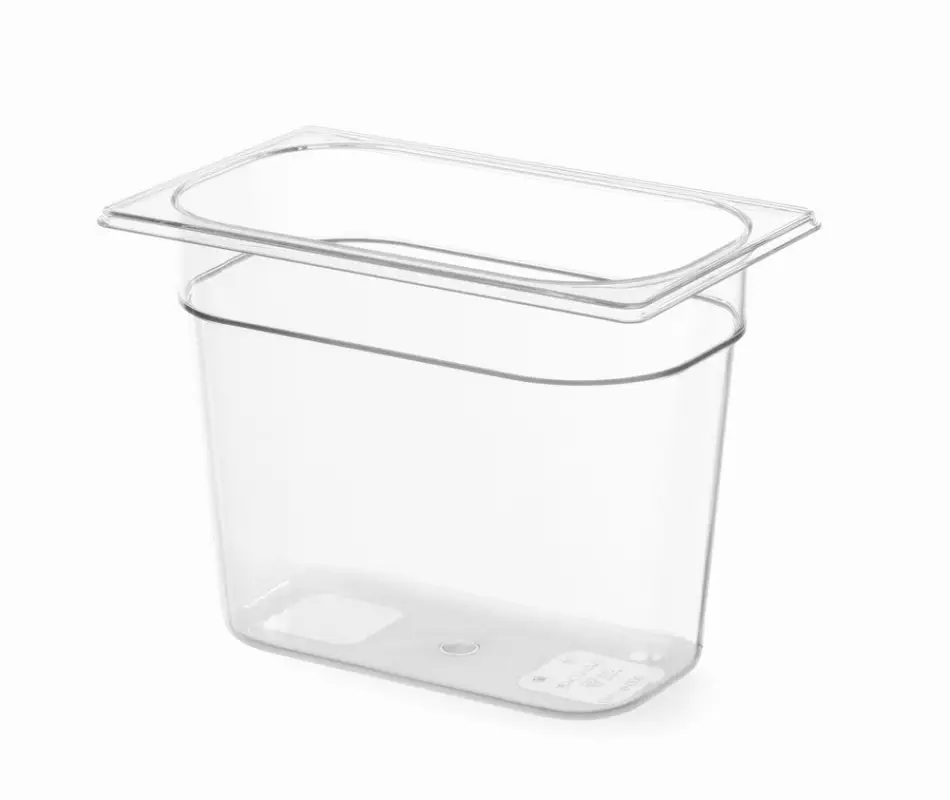 Dagaanbieding Container GN 1/4 Polycarbonaat, Hendi, Profi Line, GN 1/4, 5,5L, Transparant, 265x162x(h)200mm