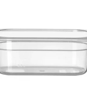 Container GN 1/4 Polypropyleen, Hendi, Profi Line, GN 1/4, 2,8L, Transparant, 265x162x(h)100mm Weekendaanbieding