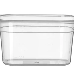 Container GN 1/4 Polypropyleen, Hendi, Profi Line, GN 1/4, 4L, Transparant, 265x162x(h)150mm Bestel Nu