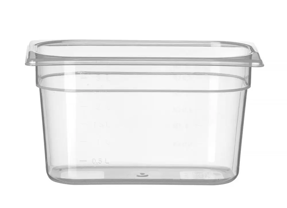 Container GN 1/4 Polypropyleen, Hendi, Profi Line, GN 1/4, 4L, Transparant, 265x162x(h)150mm Bestel Nu