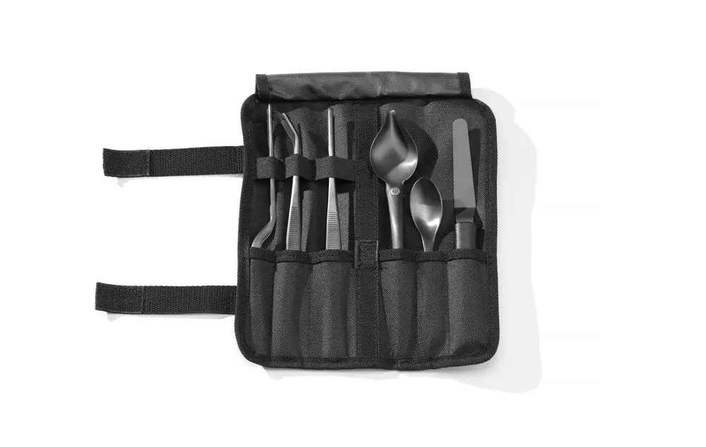 Dagaanbieding Chef Opmaak Set, 6 Stuks, Zwart, Hendi, 255x25x(h)100mm