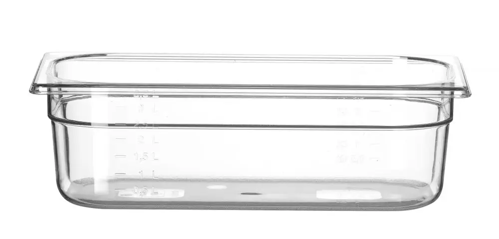 Container GN 1/3 Polycarbonaat, Hendi, Profi Line, GN 1/3, 4L, Transparant, 325x176x(h)100mm Flitsaanbieding
