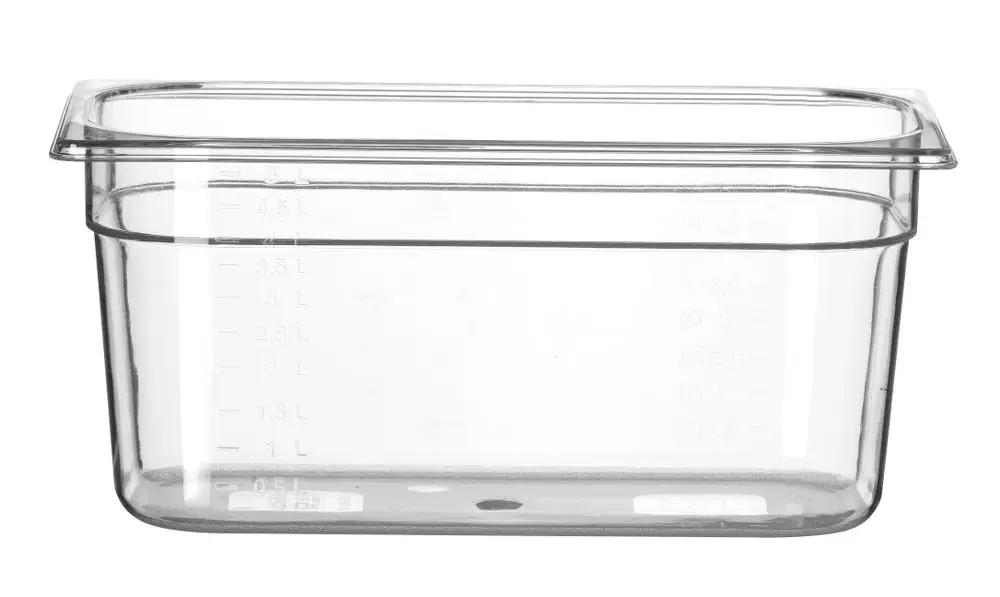 Fabrieksprijs Container GN 1/3 Polycarbonaat, Hendi, Profi Line, GN 1/3, 5,7L, Transparant, 325x176x(h)150mm