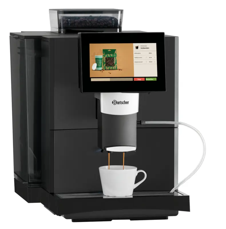 Express Levering Bartscher Volautomatische Koffiemachine Easy Plus 550 | 16 Programma’s | 4L Watertank | 60–80 Kopjes/uur | 350x525x475mm