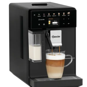 Exclusieve Aanbieding Bartscher Volautomatische Koffiemachine Easy Slim 200 | 15 Programma’s | 200g Bonenreservoir | 1.3L Watertank | Compact Design | 215x455x345mm