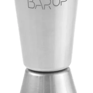 Hoge Kwaliteit BarUp Cocktailmaatje | Rond | Zilver | Ø40x80mm
