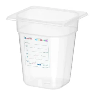 Container GN 1/6, Hendi, GN 1/6, 3,4L, Transparant, 176x162x(h)200mm Koop Online