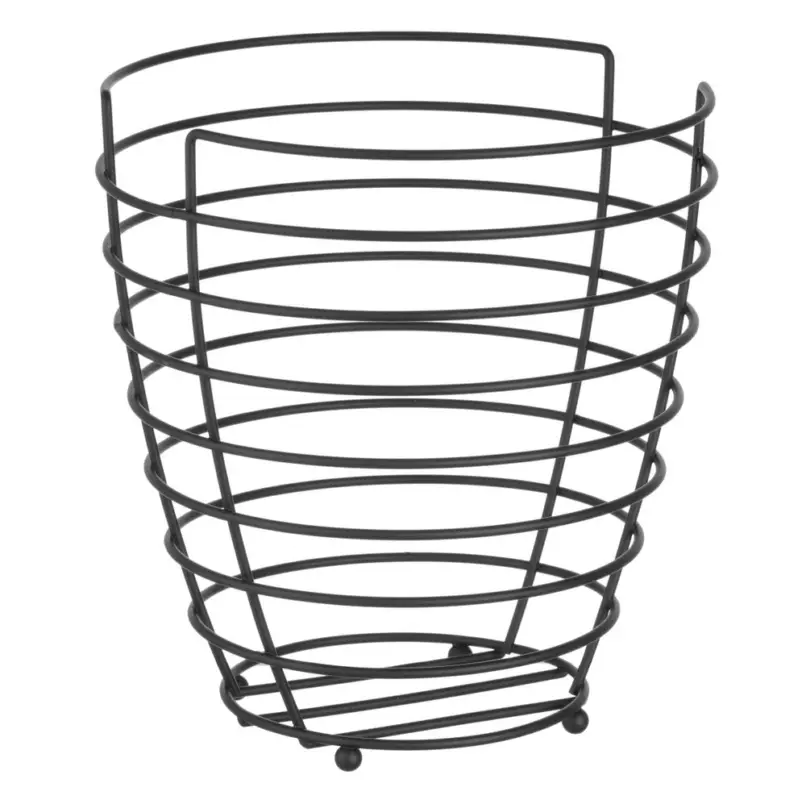 Fruitkorf Zwart, Hendi, ø230x(h)250mm Lage Kosten