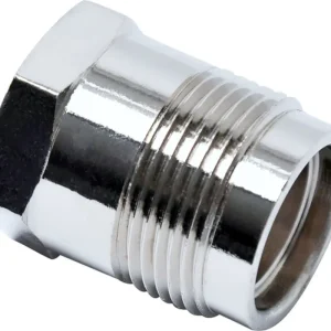 Gasaansluitstuk | Recht | 1/2″ | Bin. Dr. x M24 Bui. Dr. Messing QA Merkproduct
