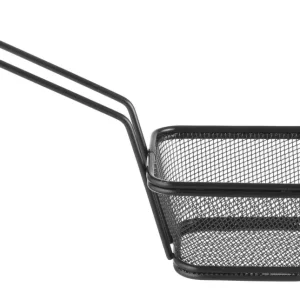 Gereduceerde Prijs Frituurmandjes Miniaturen Stapelbaar Zwart, Hendi, 105x90x(h)60mm
