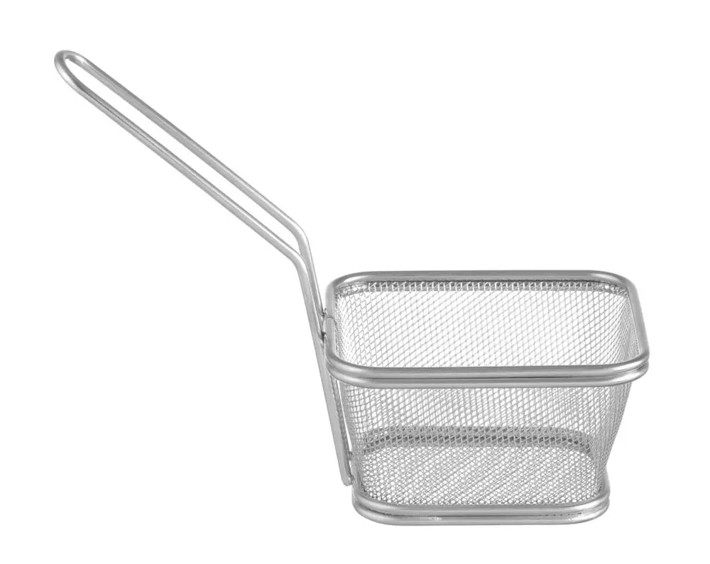 Dagaanbieding Frituurmandjes Miniaturen Stapelbaar, Hendi, 105x90x(h)60mm