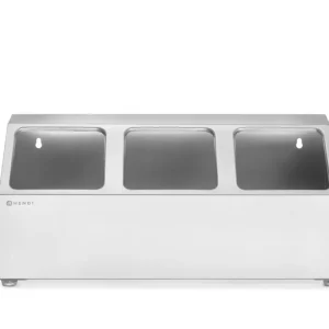 Gastronormbak houder, HENDI, 3 compartimenten, 512x245x(H)215mm Exclusieve Aanbieding