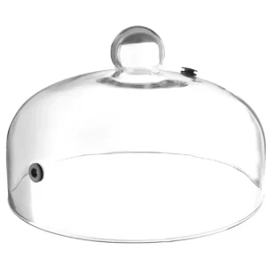 Beste Prijs Glazen Stolp Met Ventiel, Hendi, Serveerstolp, ø260x(h)174mm