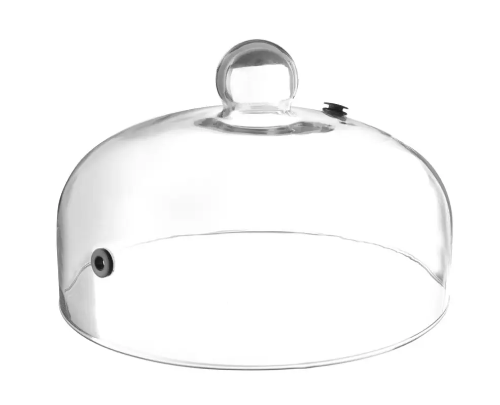 Beste Prijs Glazen Stolp Met Ventiel, Hendi, Serveerstolp, ø260x(h)174mm