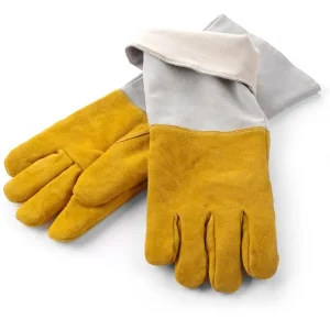 Favoriet Hittebestendige Leren Barbecue Handschoenen – 2 Stuks, Hendi, 2 St., (l)460mm