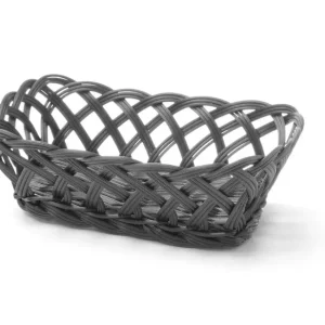 Geweven Manden, Hendi, Rechthoekig, Zwart, 225x150x(h)65mm Koopje
