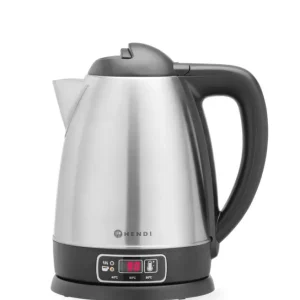 Draadloze Elektrische Waterkoker Met Temperatuurregeling, Hendi, 1,8L, 230v/1800w, 230x165x(h)255mm Koopje