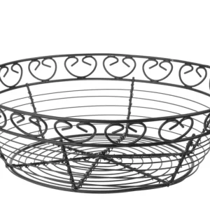 Voordeelprijs Draadmandje Deco Rond, Hendi, ø250x(h)80mm