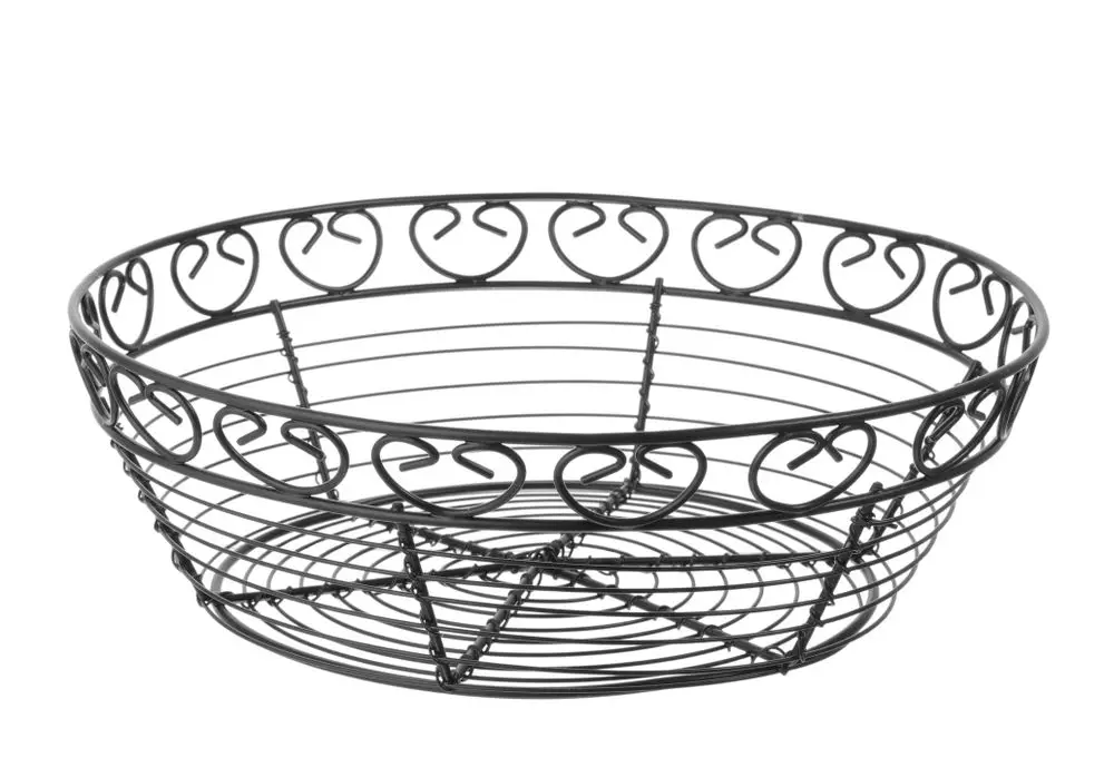 Voordeelprijs Draadmandje Deco Rond, Hendi, ø250x(h)80mm