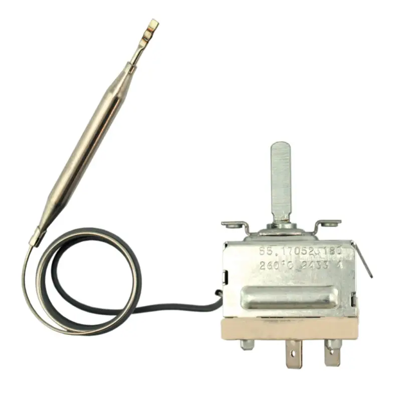EGO Thermostaat 50°-260°C 1-polig V=77/Ø6mm Cap=840/700mm Veilige Betaling
