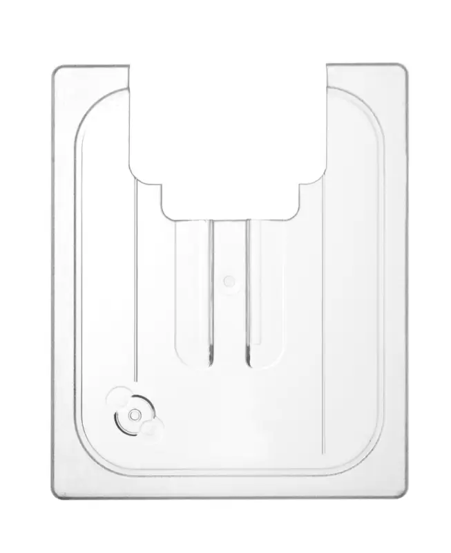 Superprijs Deksel Voor GN Containers Met Uitsparing Voor Sous Vide Stick, Hendi, GN 1/2, Transparant, 265x325mm