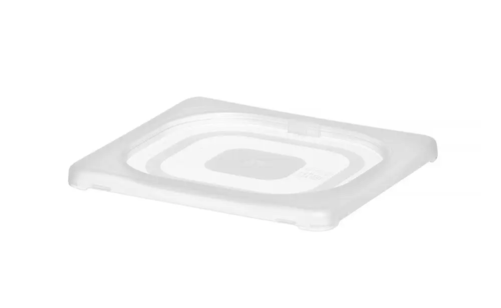 Deksel Voor GN Containers Polypropyleen, Hendi, GN 1/6, Transparant, 176x162mm Nieuw
