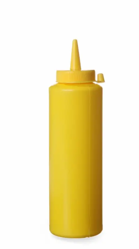Weekendaanbieding Dispenser Flacon, Hendi, 0,35L, Geel, ø55x(h)205mm