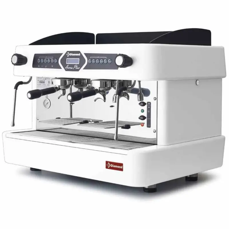 Diamond Koffiemachine | Aroma Line | 2 Groepen | 11L Boiler | Automatisch | 750x600x595mm Laatste Versie