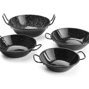Premium Geëmailleerde Paëllaschalen, Hendi, ø185x(h)43mm