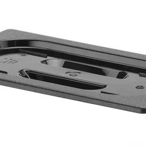 Hete Deal Deksel Voor GN Containers Zwart Polycarbonaat, Hendi, GN 1/4, Zwart, 265x162mm