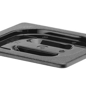 Deksel Voor GN Containers Zwart Polycarbonaat, Hendi, GN 1/6, Zwart, 176x162mm Laatste Versie