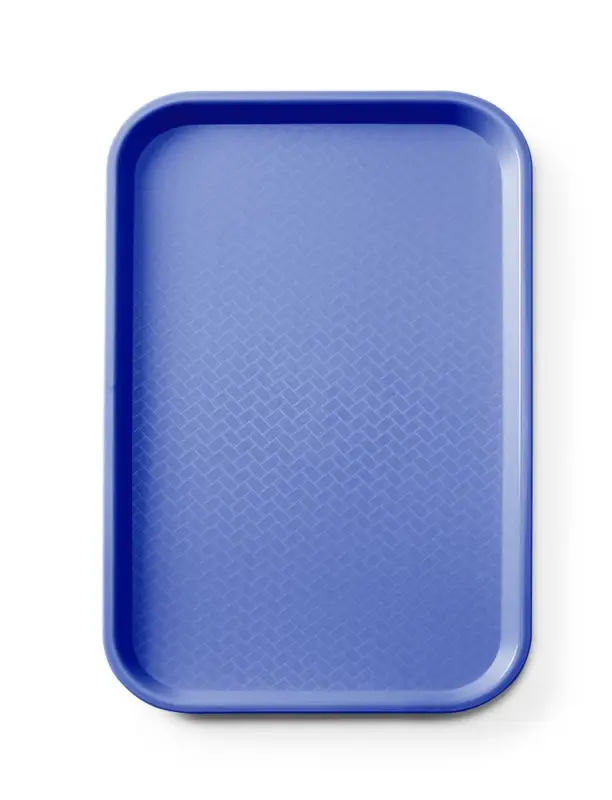 Fastfooddienblad polypropyleen GN 1/1, AmerBox, GN 1/1, Blauw, 530x325x(H)20mm Laatste Versie
