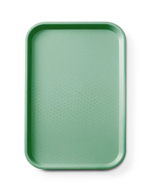 Fastfooddienblad polypropyleen GN 1/1, AmerBox, GN 1/1, Groen, 530x325x(H)20mm Premium