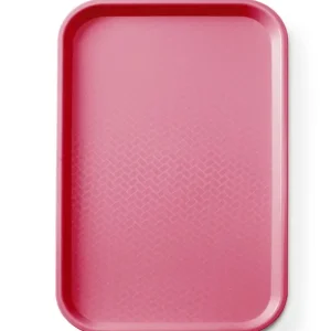 Fastfooddienblad polypropyleen GN 1/1, AmerBox, GN 1/1, Rood, 530x325x(H)20mm Gereduceerde Prijs