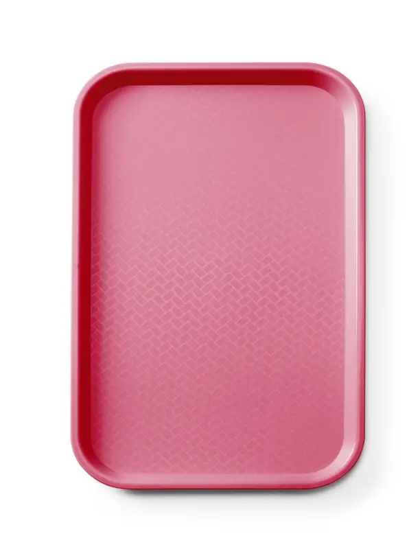 Fastfooddienblad polypropyleen GN 1/1, AmerBox, GN 1/1, Rood, 530x325x(H)20mm Gereduceerde Prijs