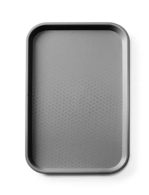 Actieprijs Fastfooddienblad polypropyleen GN 1/1, AmerBox, GN 1/1, Zwart, 530x325x(H)20mm