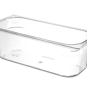 Ijscontainer Van Polycarbonaat, Hendi, 5L, Transparant, 360x165x(h)120mm Laatste Kans