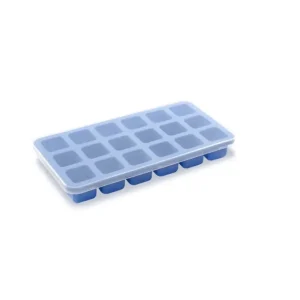 Actieprijs IJsblokjesvorm met deksel, BarUp, Blauw, 217x114x(H)30mm