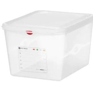 Hendi GN 1/2 Container | Polypropyleen | 12.5L | Transparant | 325x265x200mm Veilige Betaling