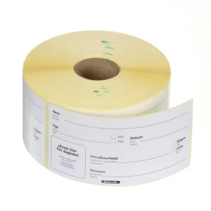 Superprijs Hendi Houdbaarheidsstickers | Multifunctioneel | Eenvoudig te verwijderen | Wit | 500 stuks | 100x50mm