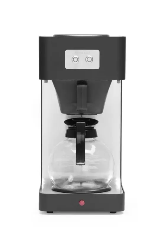 Hendi Koffiezetapparaat | 1,8L | Glazen Kan | 2 Warmhoudplaten | 400x203x590mm Gecertificeerd