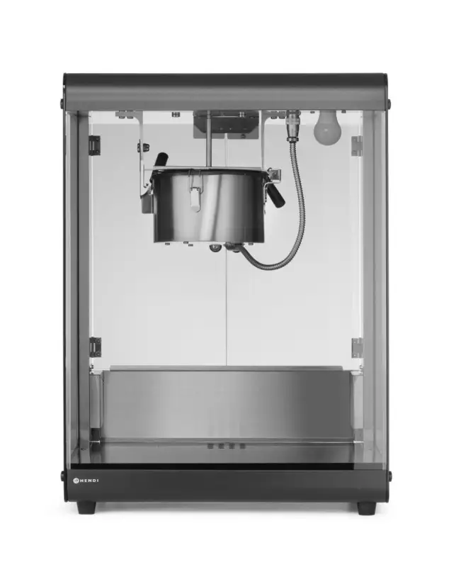 Alleen Vandaag Hendi Popcornmachine | 80L | Zwart | 220-240V/1155W | 560x445x775mm